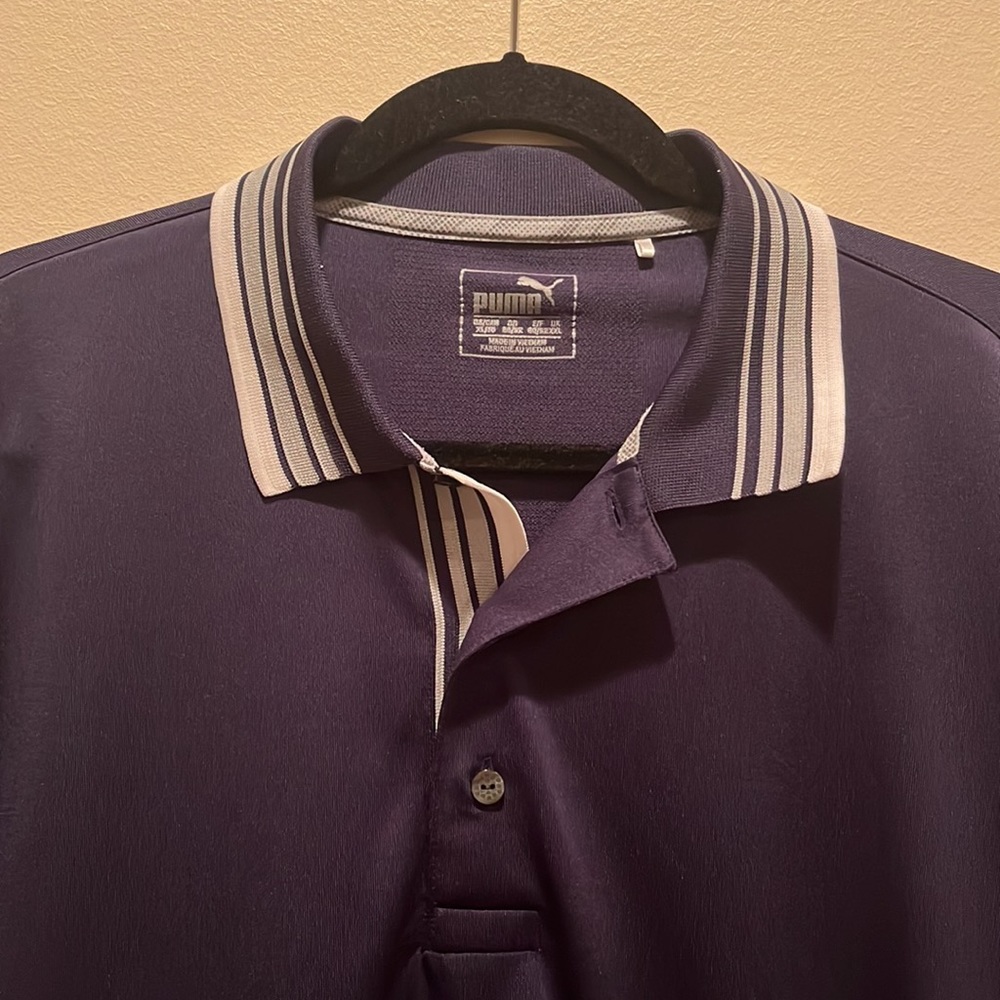 Puma, XL, Golf Shirt, Navy